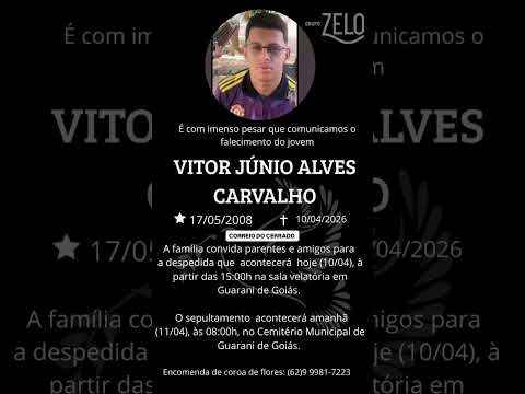 Luto em Guarani de Goiás: Jovem perde a vida em acidente de moto