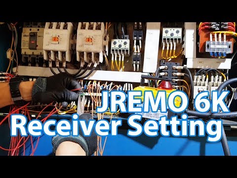 How to connect with Industrial remote controller to crane control box (electric pannel)