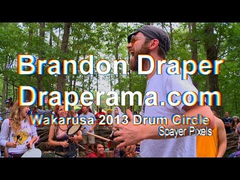 Brandon Draper Leads The 2013 Wakarusa Drum Circle