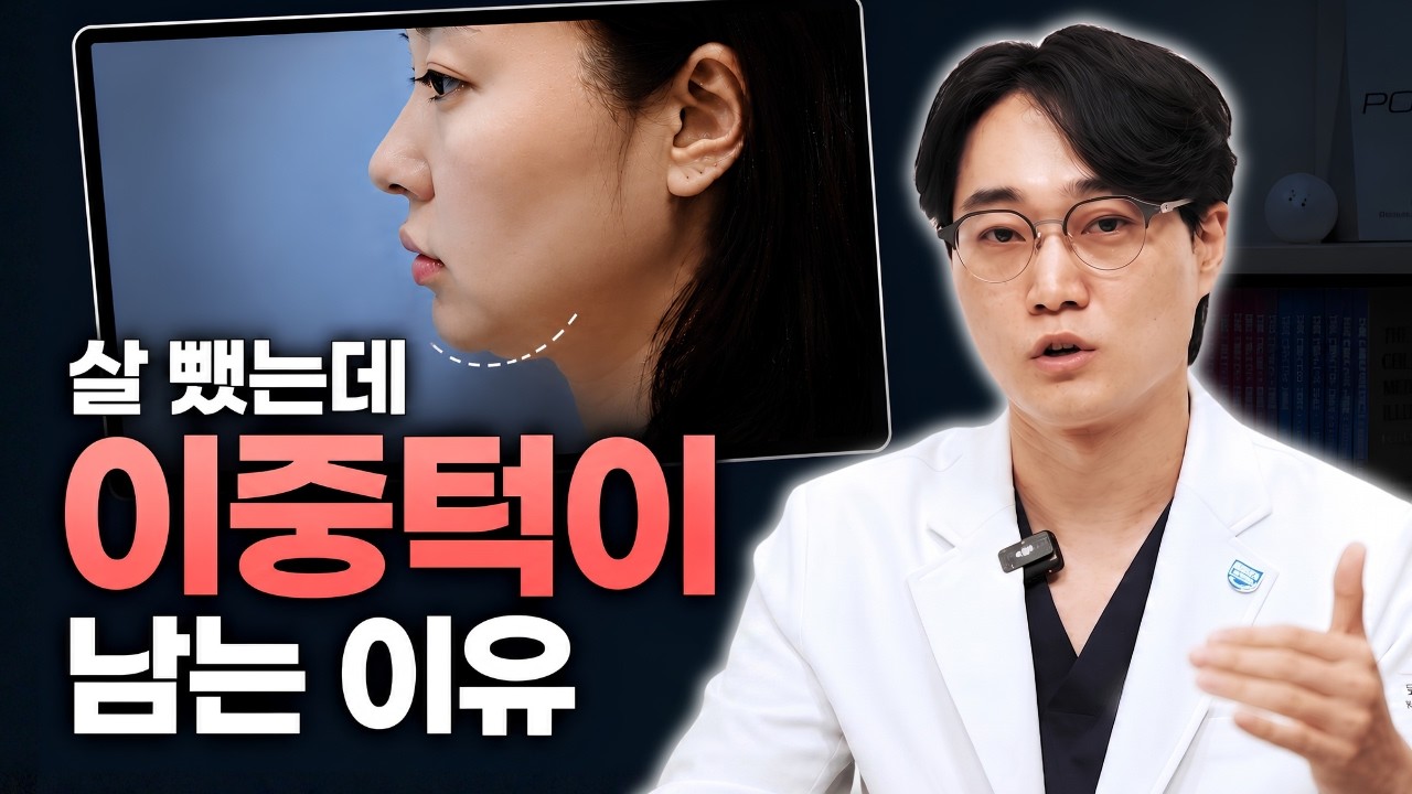 살 뺐는데 이중턱이 남는 이유