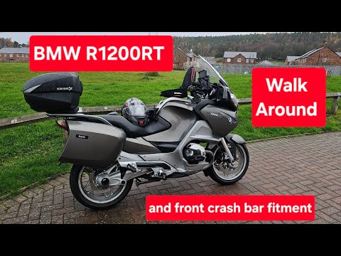 Thumbnail for BMW R1200RT Walk around, front engine  bar fitting, and future plans by BMW R1200RT