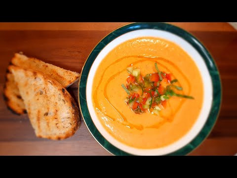 GAZPACHO SOUP RECIPE - REFRESHING CHILLED SUMMER SOUP