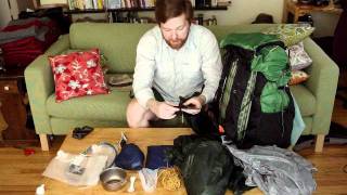Ultralight backpacking gear