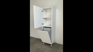 MOBILIQUE | Çok Amaçlı Çamaşır Sepetli Raf Dolap Kurlum Videosu