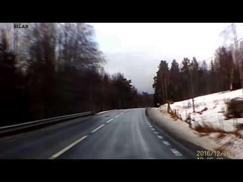 Galna omkörningen fångades på film