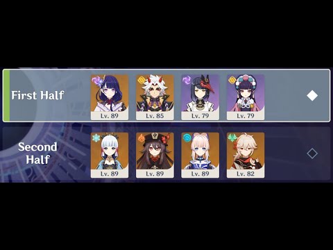 2.4 Spiral Abyss, Displayed Full Name Squad - (Floor 12, 9★)