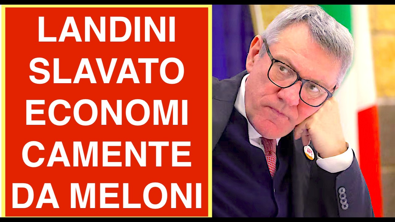 LANDINI SLAVATO ECONOMICAMENTE DAL GOVERNO "DELLA SVOLTA AUTORITARIA"