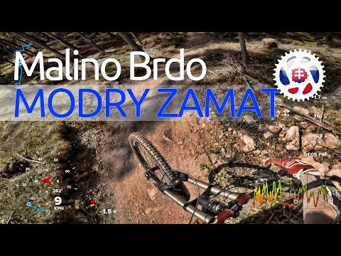 Malino Brdo 2017 2. MODRY ZAMAT Course Preview /GPS Live Data/