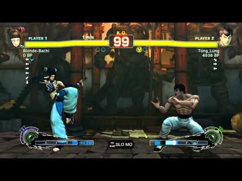SSF4: Blonde-Bachi (Juri) vs Tong_Lung (Fei Long) Match 2