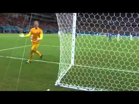 Joe Hart reaction after Pirlos Freekick.