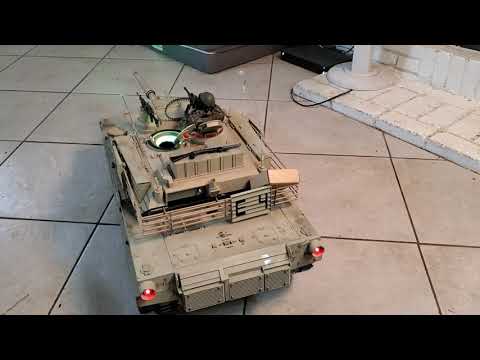 My Covid Build; A gigantic Abrams Tank with 12in Tank Commander 3d printed M2 part 2