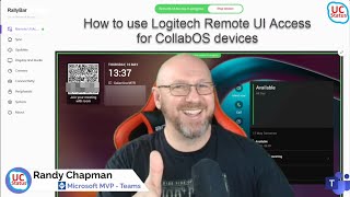 How to use Logitech Remote UI Access for CollabOS Devices
