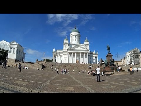 Biking from Pihlajisto to Helsinki downtown