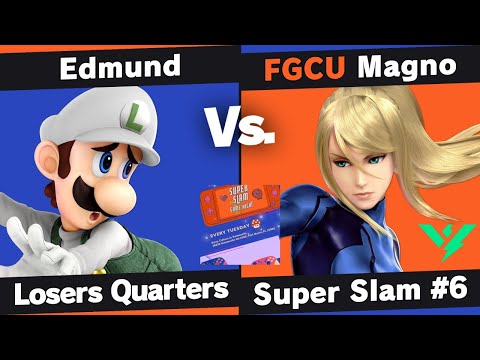 Super Slam 6 - Edmund (Luigi) vs Magno (Zero Suit Samus) - Losers Quarters