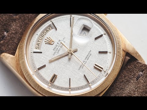 Handling a Gold Rolex n' a LINEN dial!  :: IN THE METAL