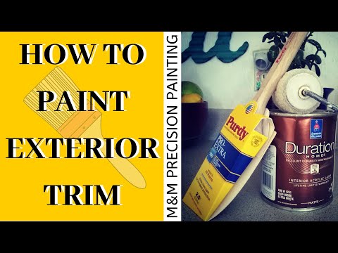 How To Paint Exterior Trim On House