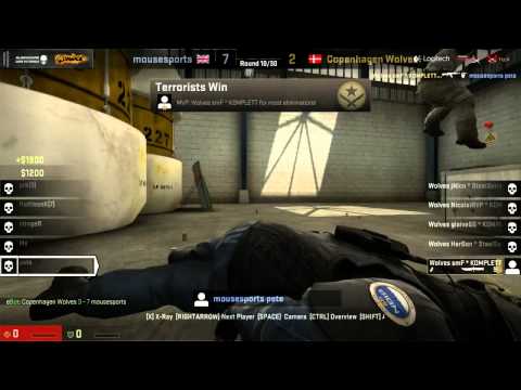 CPH Wolves vs. mousesports.UK | Viertelfinale, DreamHack Winter 2012 | de_nuke Map 2