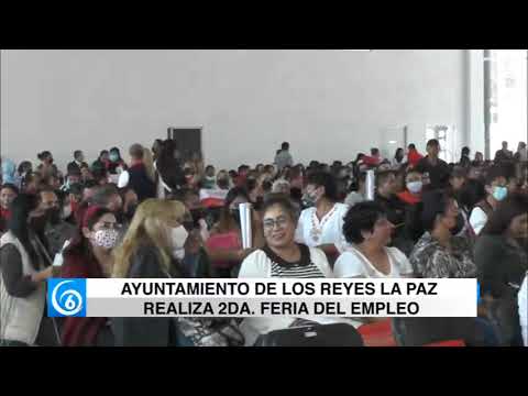 En apoyo a la ciudadanía, el Ayuntamiento de Los Reyes La Paz realiza la 2da. Feria del Empleo