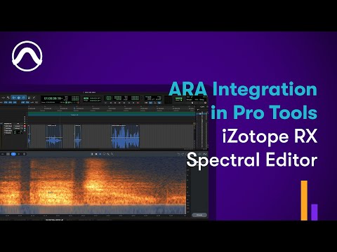 Wie man das iZotope RX Spectral Editor ARA-Plugin in Pro Tools verwendet