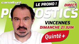 emission video des courses turf pmu du Dimanche 21 juin 2026