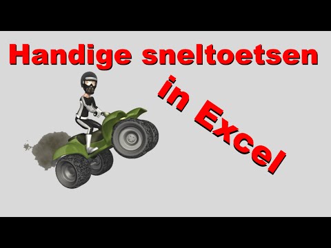 Sneltoetsen in Excel - ExcelXL.nl trainingen en workshops