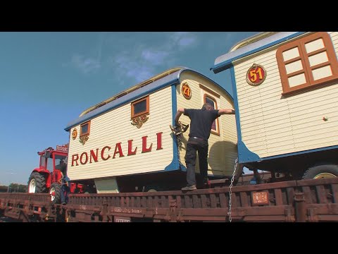 CIRCUS RONCALLI 2012 Frankfurt  -  Zugbeladen und Abfahrt