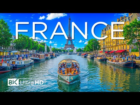 France 8K – Journey Through “The Land of Art & Romance”  Lavender Fields, Riviera & Villages