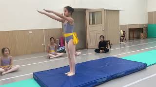 2025/1/5，#彰化亦淇舞蹈團，#林子瑜，#後手翻 練成