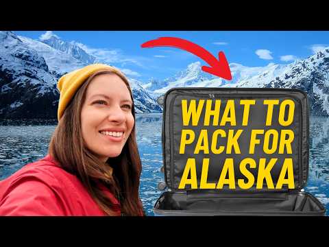 亞拉斯加郵輪旅行要帶什麼 🧳 😲 極簡夏季行李清單（1 個旅行箱裝 3 個人！） 🛳️⚓ (What to PACK for an ALASKA Cruise 🧳 😲 Minimalist Summer Packing List (1 SUITCASE for 3 People!) 🛳️⚓)