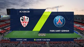 AC Ajaccio vs PSG (21/10/2022) Ligue 1 FIFA 23