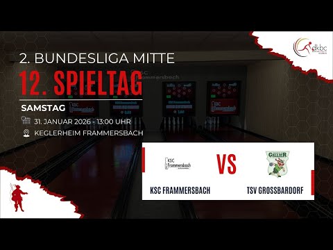 2. Bundesliga Mitte - 12. Spieltag: KSC Frammersbach - TSV Großbardorf