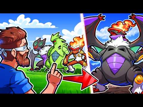 Choose Your Starter Pokemon, Then BLINDLY Fuse Them Together!