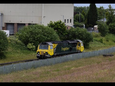 Freightliner Class 70 No. 70011 on 0E53 Crewe Basford Hall - Leeds Balm Road on 18.06.22 - HD