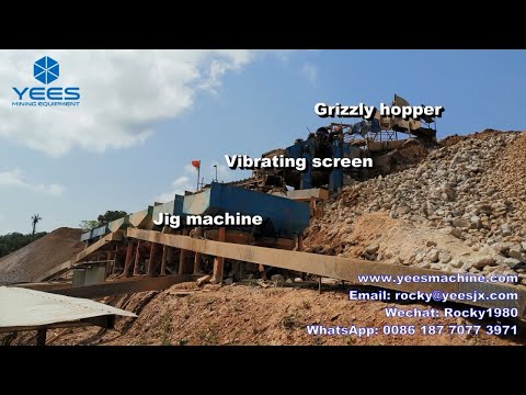 Tantalum niobium ore mining processing plant