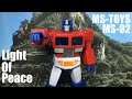 MS TOYS MS 02 Light Of Peace Transform Stop Motion MP Size Optimus Prime Magic Square