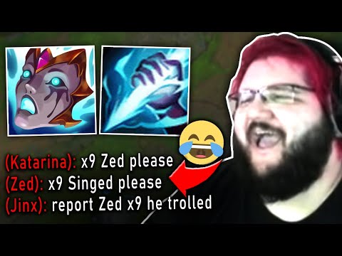 I GOT THE ENEMY ZED BANNED WITH MY SHACO TRICKS!! - Pink Ward Shaco Jungle