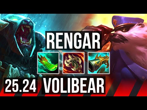 RENGAR vs VOLIBEAR (TOP) | KR Master | 25.24