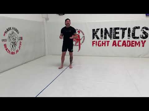 Muay Thai Jab cross with basic footwork