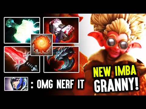 New Imba Granny On The Town - Right Click Build New Hero SnapFire Cancer Build Dota 2