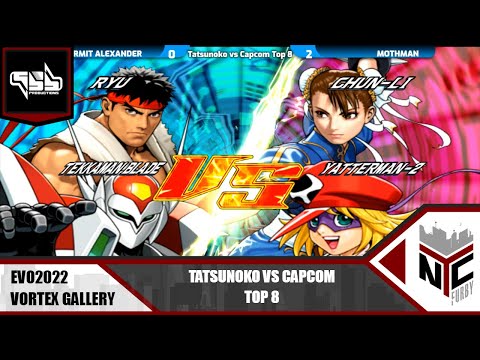 Tatsunoko VS Capcom Vortex Gallery top 8 #evo2022 [4k/60fps]