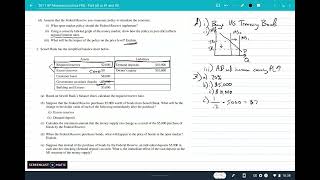 2011 AP Macroeconomics FRQ - Unit 4