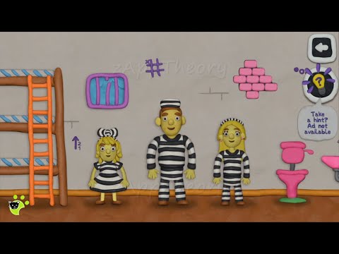 12 Locks Dad and Daughters Level 3 Jail Prison Escape Full Walkthrough (RUD Present)