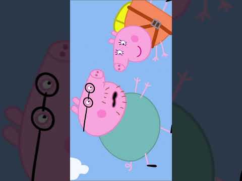 Salto en paracaídas | Peppa Pig en Español #shorts #peppapig #dibujosanimados