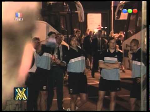 La Selección Argentina después del triunfo ante Inglaterra, Francia 98 - Videomatch