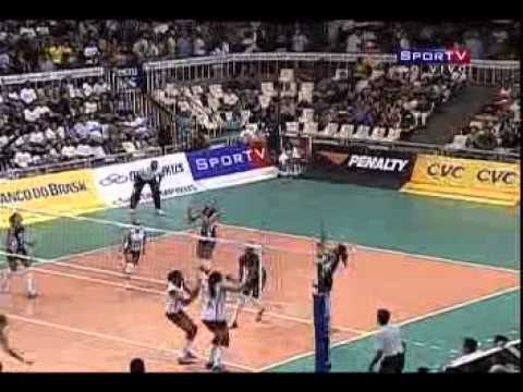 Superliga feminina 2008 2009 Rexona/Ades Rio de Janeiro x Finasa Osasco 1º turno