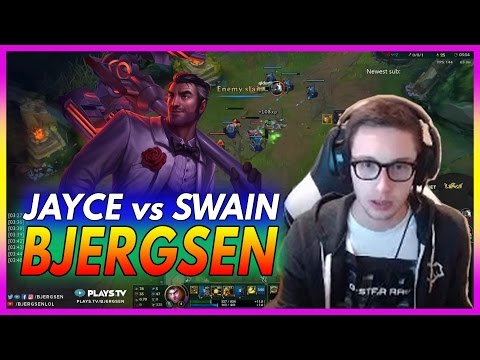 403. Bjergsen Jayce vs Swain Mid - Febuary 25th, 2017 - Patch 7.4 Season 7