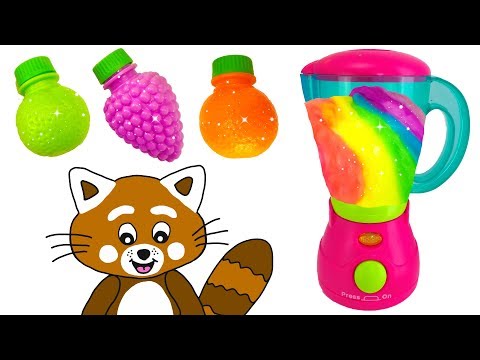 Lek och lär dig färger i ett roligt barnprogram med Pukkins