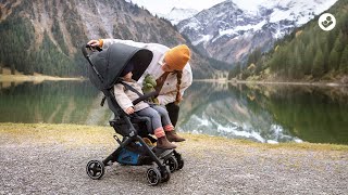 MAXI-COSI Poussette canne ultra compacte Lara 2. de la naissance a 4 ans.  jusqu'a 22 kg. pliage facile. Essential Graphite 859112