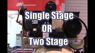 The Difference Between a Single Stage and Two Stage Air Compressor