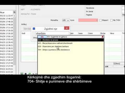 Opsion per shtimin e zerave te llogarive direkt ne Fature Blerje dhe Fature Shitje